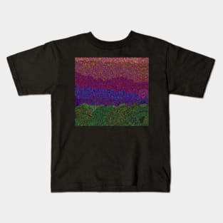 Rainbow Confetti Earth Kids T-Shirt